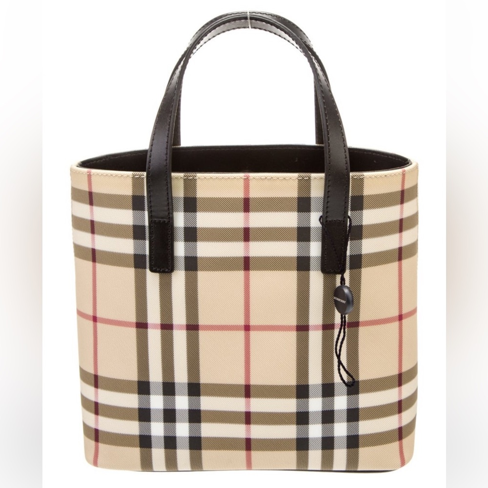 Burberry Nova Check Top Handle Bag